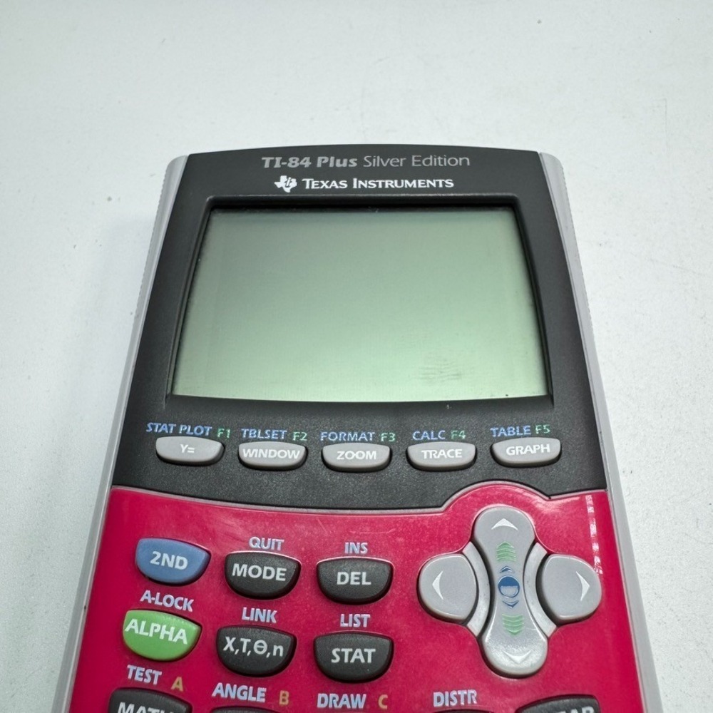 Texas Instruments TI-84 Plus Silver Edition CALCULATOR ONLY Pink Tested - Picture 4 of 7